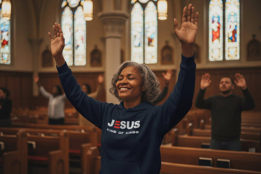 JESUS KING of KINGS UNISEX HOODIE - ES Christian Wear