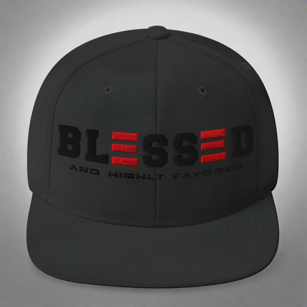 BLESSED and HIGHLY FAVORED SNAPBACK - ES Christian Wear