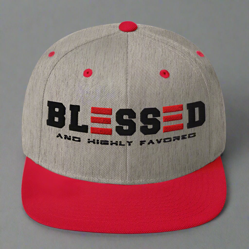 BLESSED and HIGHLY FAVORED SNAPBACK - ES Christian Wear