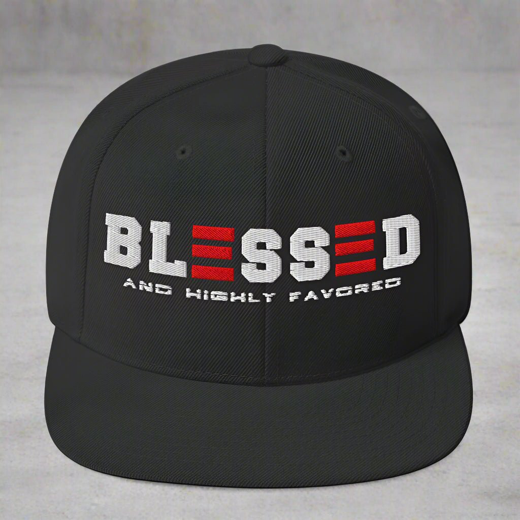BLESSED and HIGHLY FAVORED SNAPBACK - ES Christian Wear
