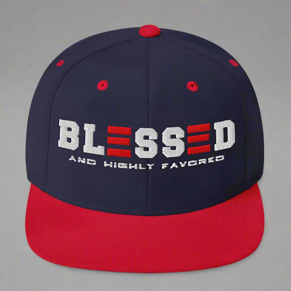 BLESSED and HIGHLY FAVORED SNAPBACK - ES Christian Wear