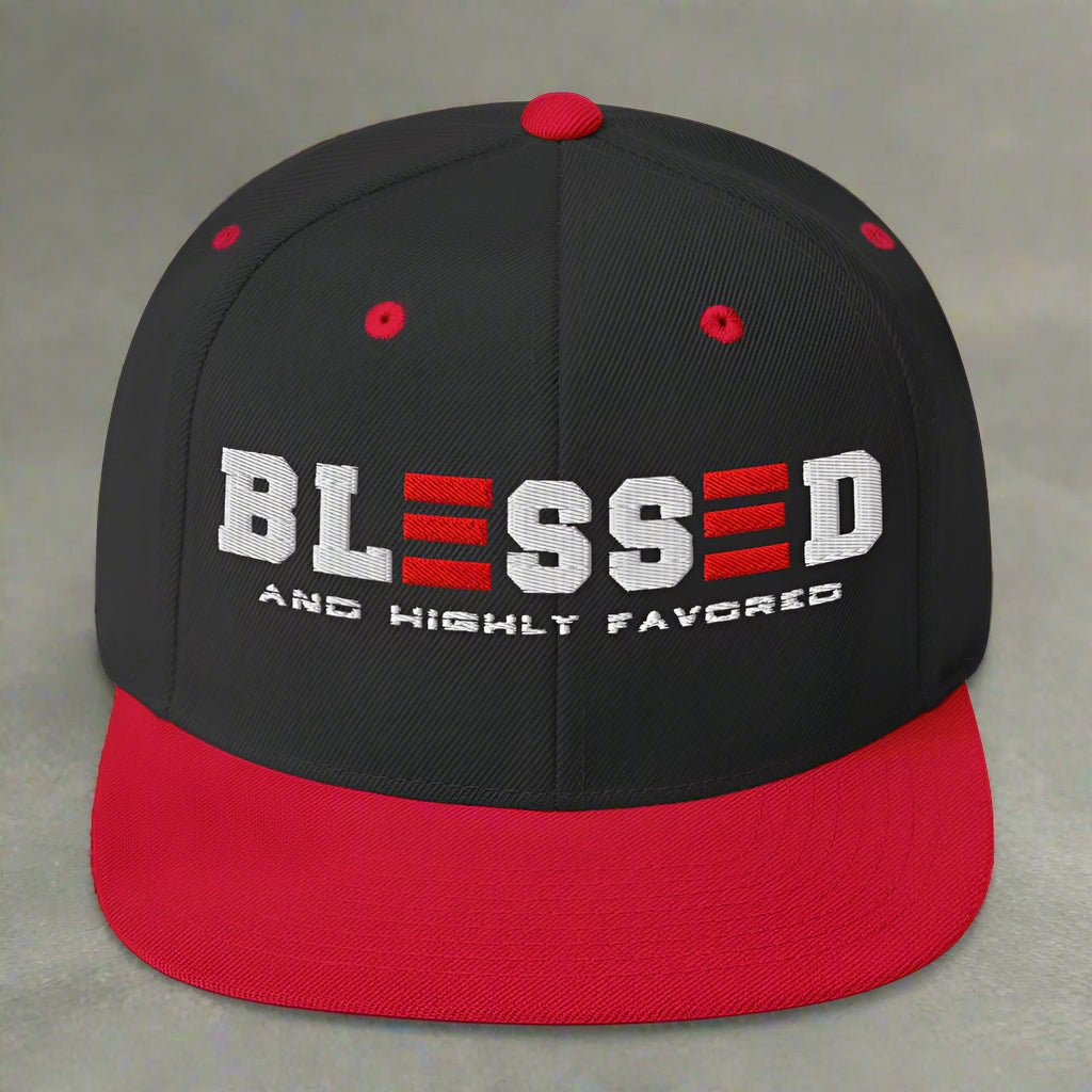 BLESSED and HIGHLY FAVORED SNAPBACK - ES Christian Wear