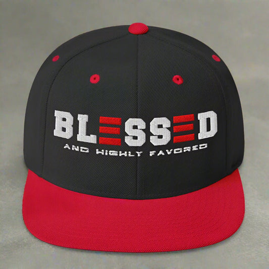 BLESSED and HIGHLY FAVORED SNAPBACK - ES Christian Wear