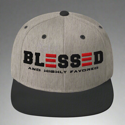 BLESSED and HIGHLY FAVORED SNAPBACK - ES Christian Wear