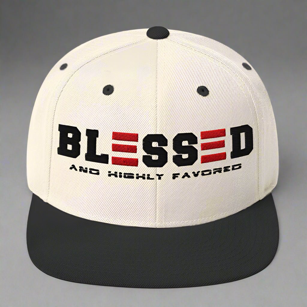 BLESSED and HIGHLY FAVORED SNAPBACK - ES Christian Wear