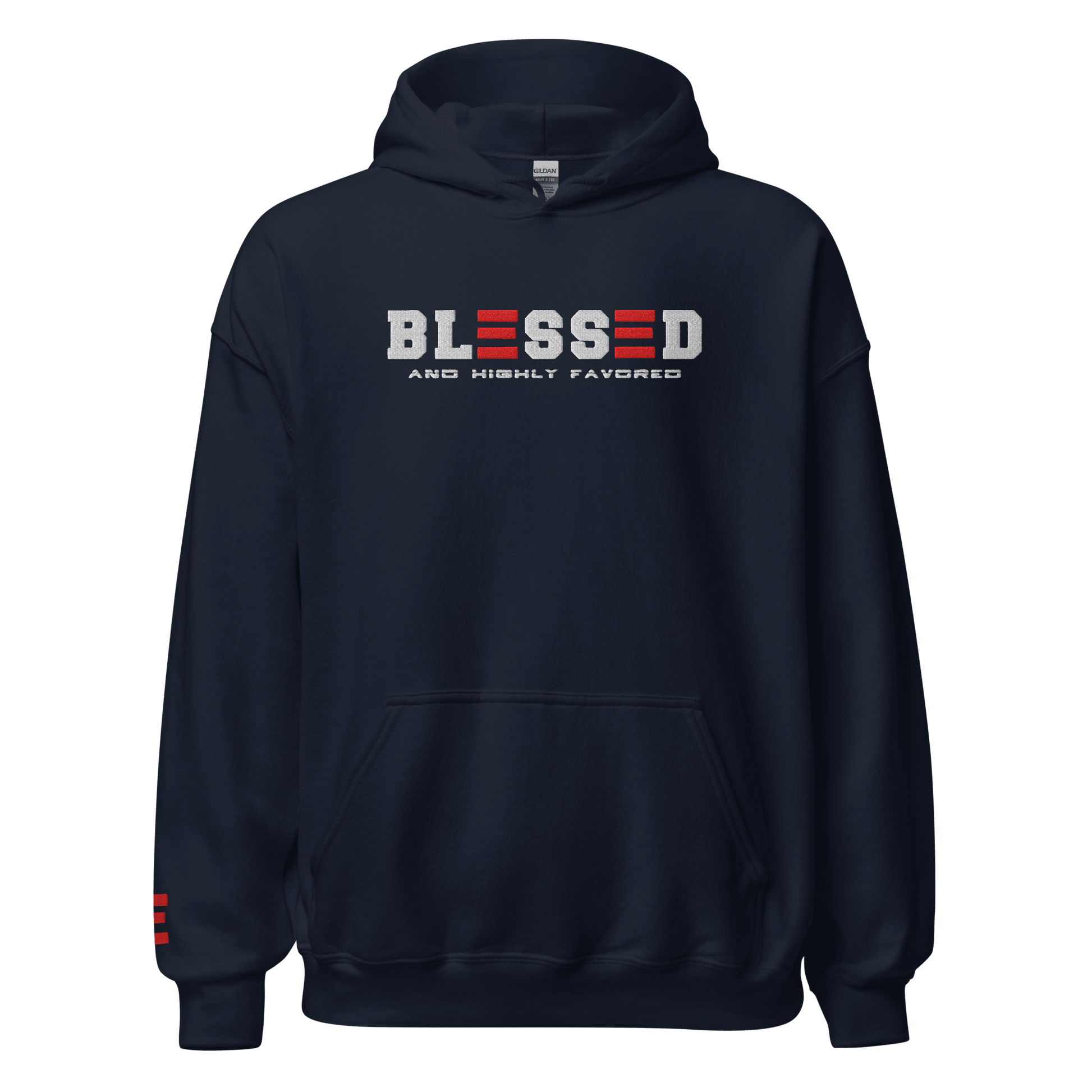 BLESSED and HIGHLY FAVORED UNISEX HOODIE - ES Christian Wear