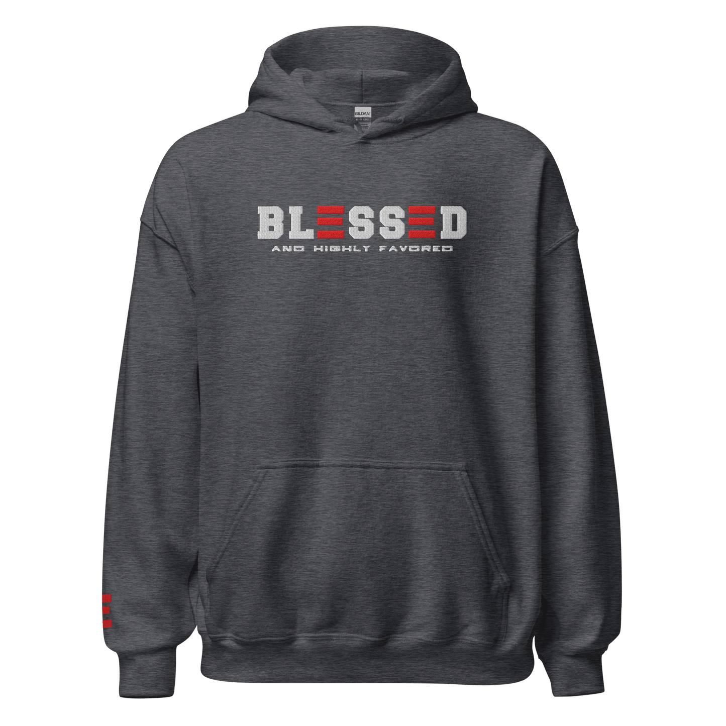 BLESSED and HIGHLY FAVORED UNISEX HOODIE - ES Christian Wear