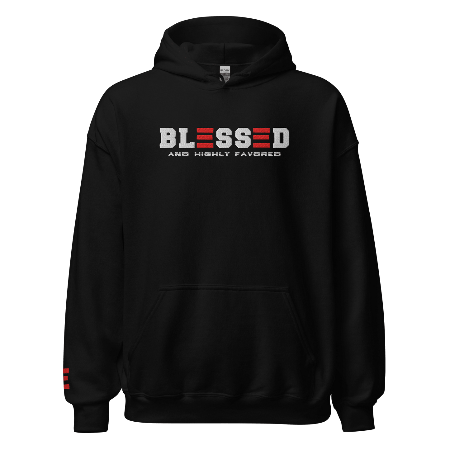 BLESSED and HIGHLY FAVORED UNISEX HOODIE - ES Christian Wear