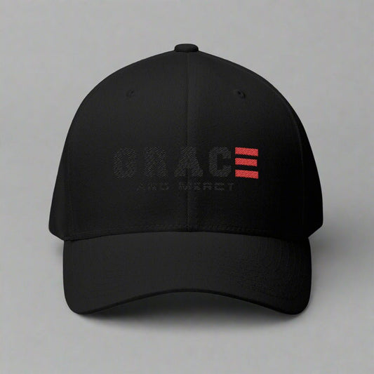 GRACE and MERCY CLOSE BACK STRUCTURED CAP EMBROIDERY - ES Christian Wear