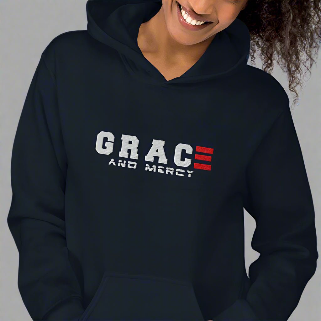 GRACE and MERCY UNISEX HOODIE - ES Christian Wear