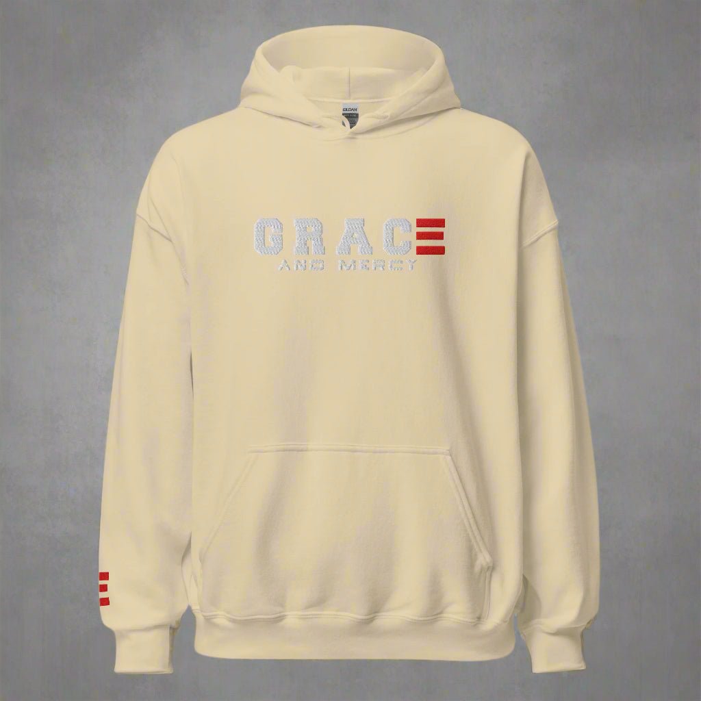GRACE and MERCY UNISEX HOODIE - ES Christian Wear