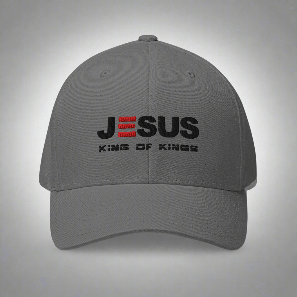JESUS KING of KINGS STRUCTURED TWILL CAP - ES Christian Wear