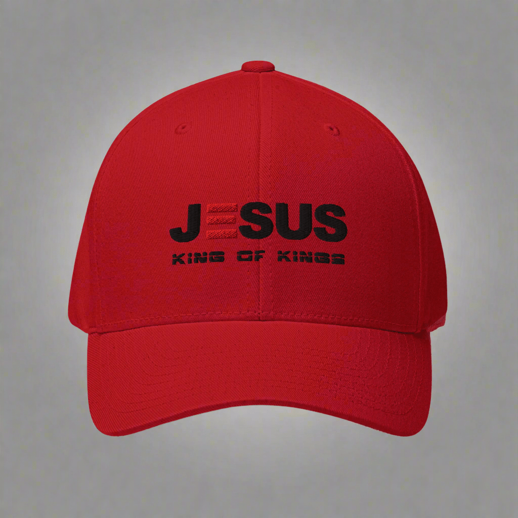 JESUS KING of KINGS STRUCTURED TWILL CAP - ES Christian Wear