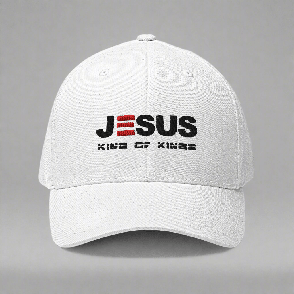 JESUS KING of KINGS STRUCTURED TWILL CAP - ES Christian Wear