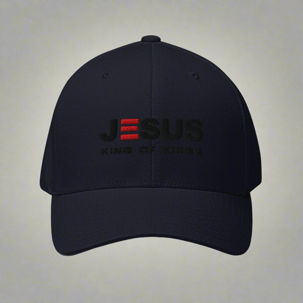 JESUS KING of KINGS STRUCTURED TWILL CAP - ES Christian Wear