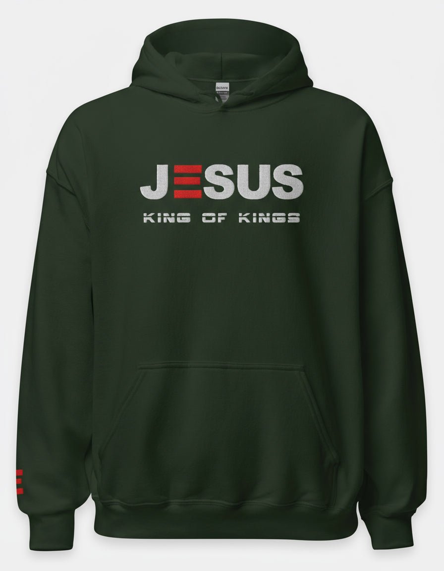 JESUS KING of KINGS UNISEX HOODIE - ES Christian Wear