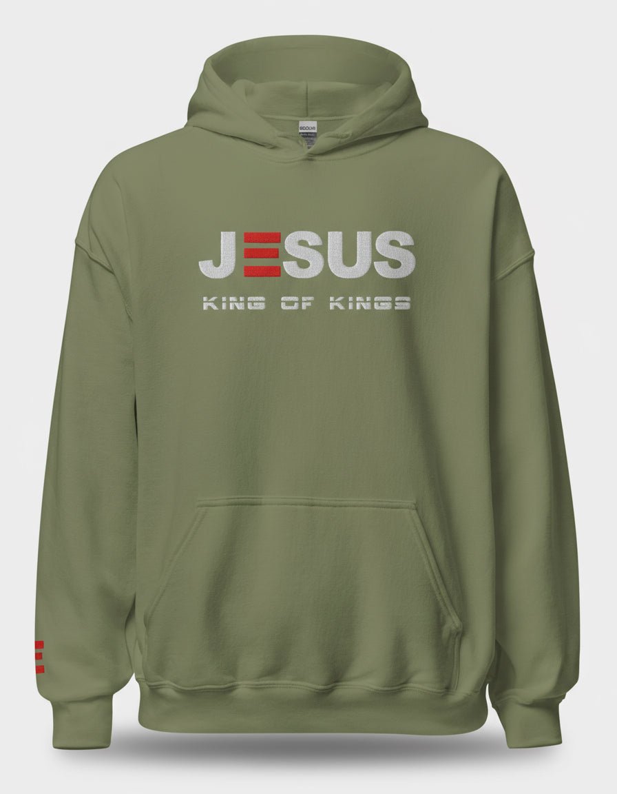 JESUS KING of KINGS UNISEX HOODIE - ES Christian Wear