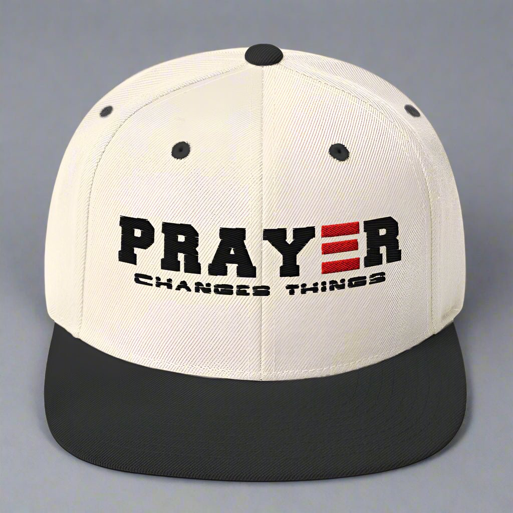 PRAYER CHANGES THINGS SNAPBACK - ES Christian Wear