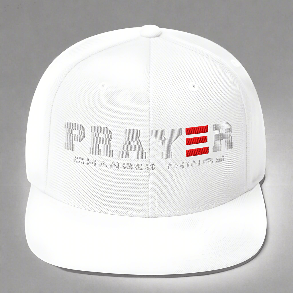 PRAYER CHANGES THINGS SNAPBACK - ES Christian Wear