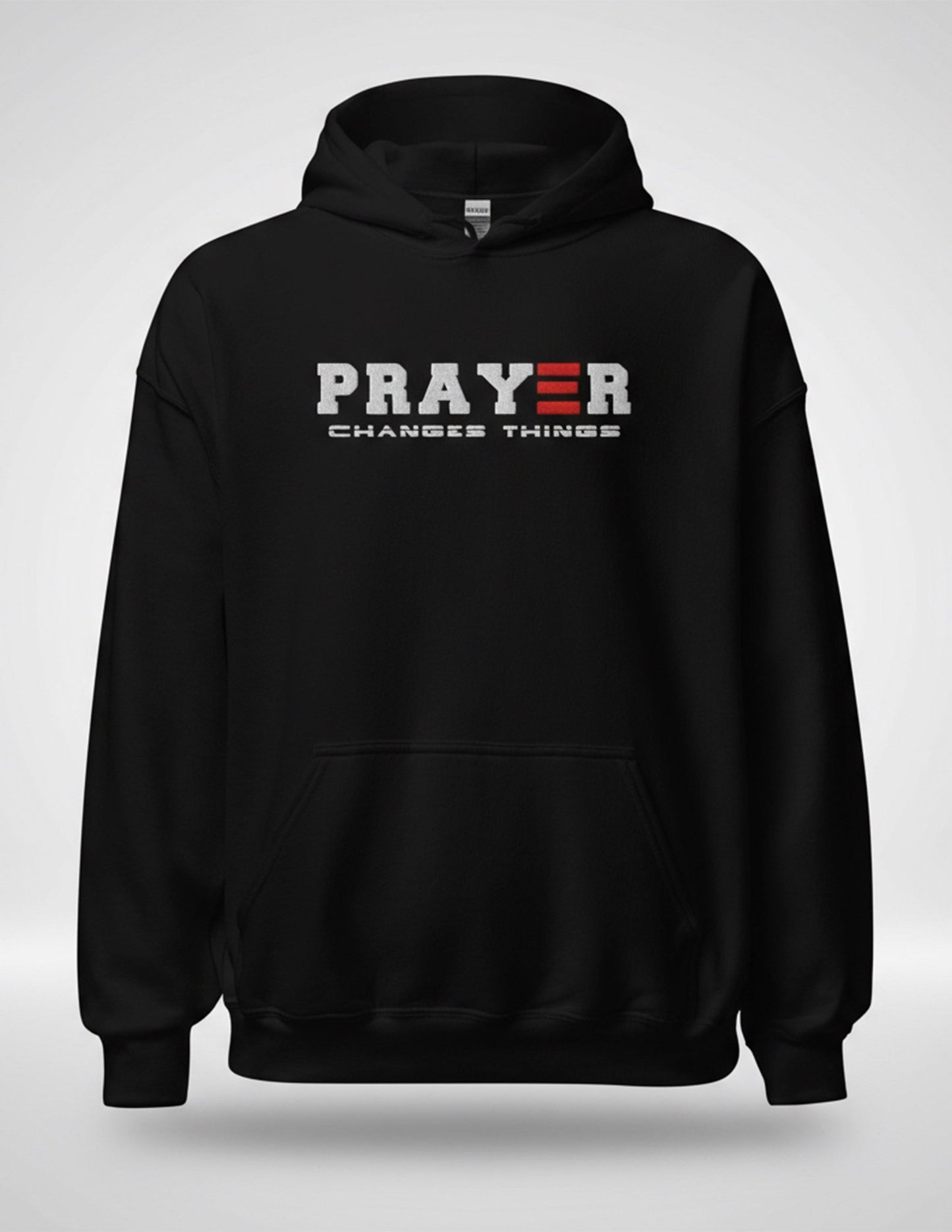 christian apparel Prayer Changes Things hoodie lifestyle photo
