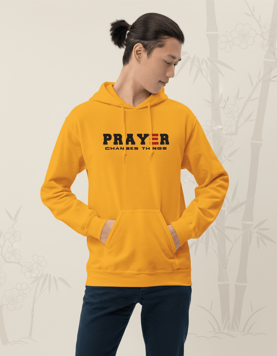 PRAYER CHANGES THINGS UNISEX HOODIE - ES Christian Wear