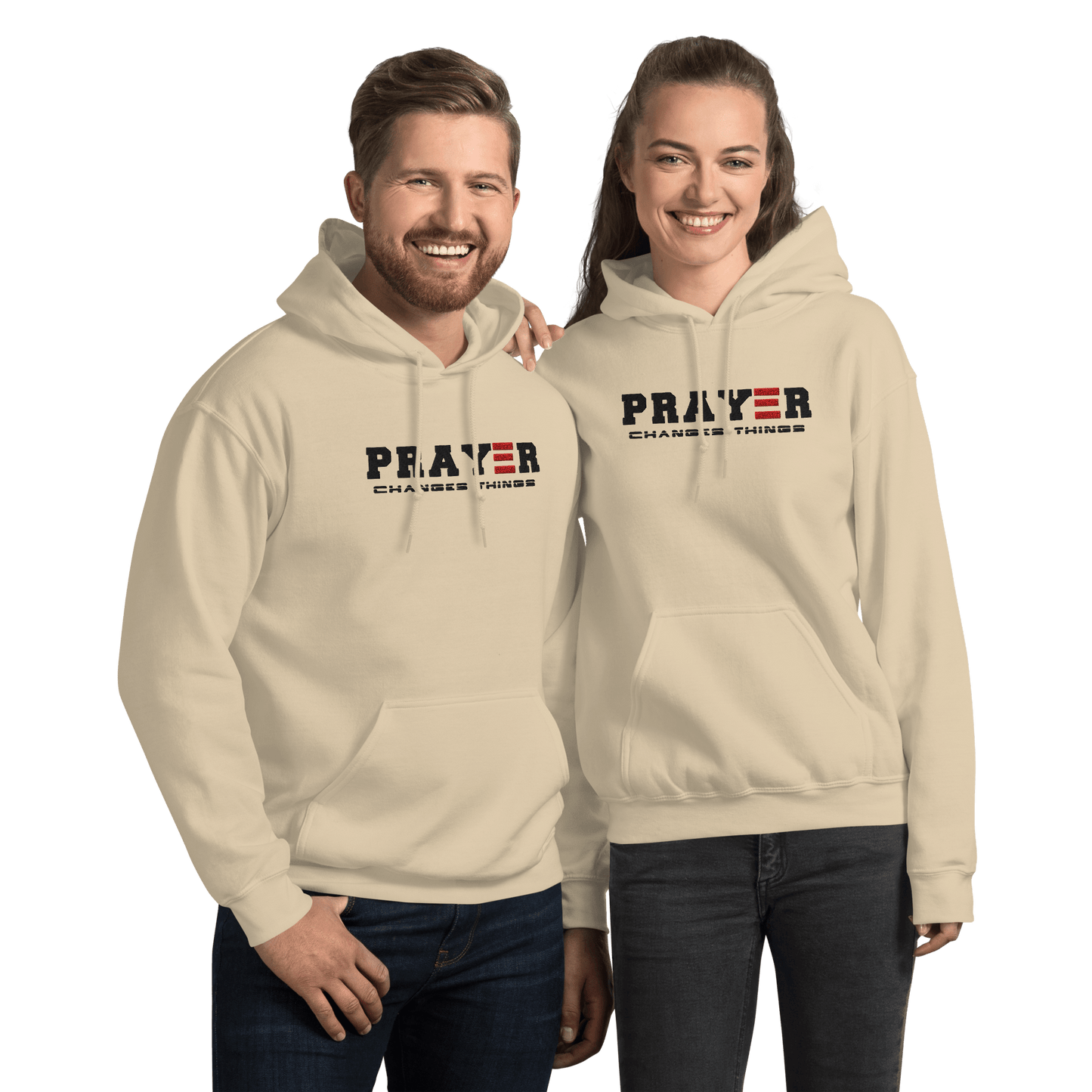 PRAYER CHANGES THINGS UNXSEX HOODIE - ES Christian Wear