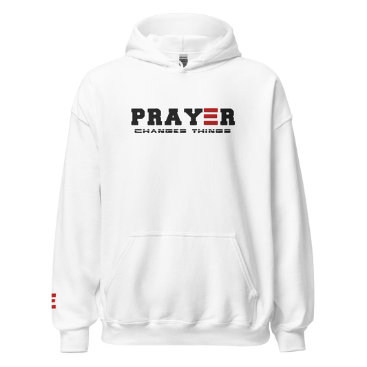 PRAYER CHANGES THINGS UNXSEX HOODIE - ES Christian Wear