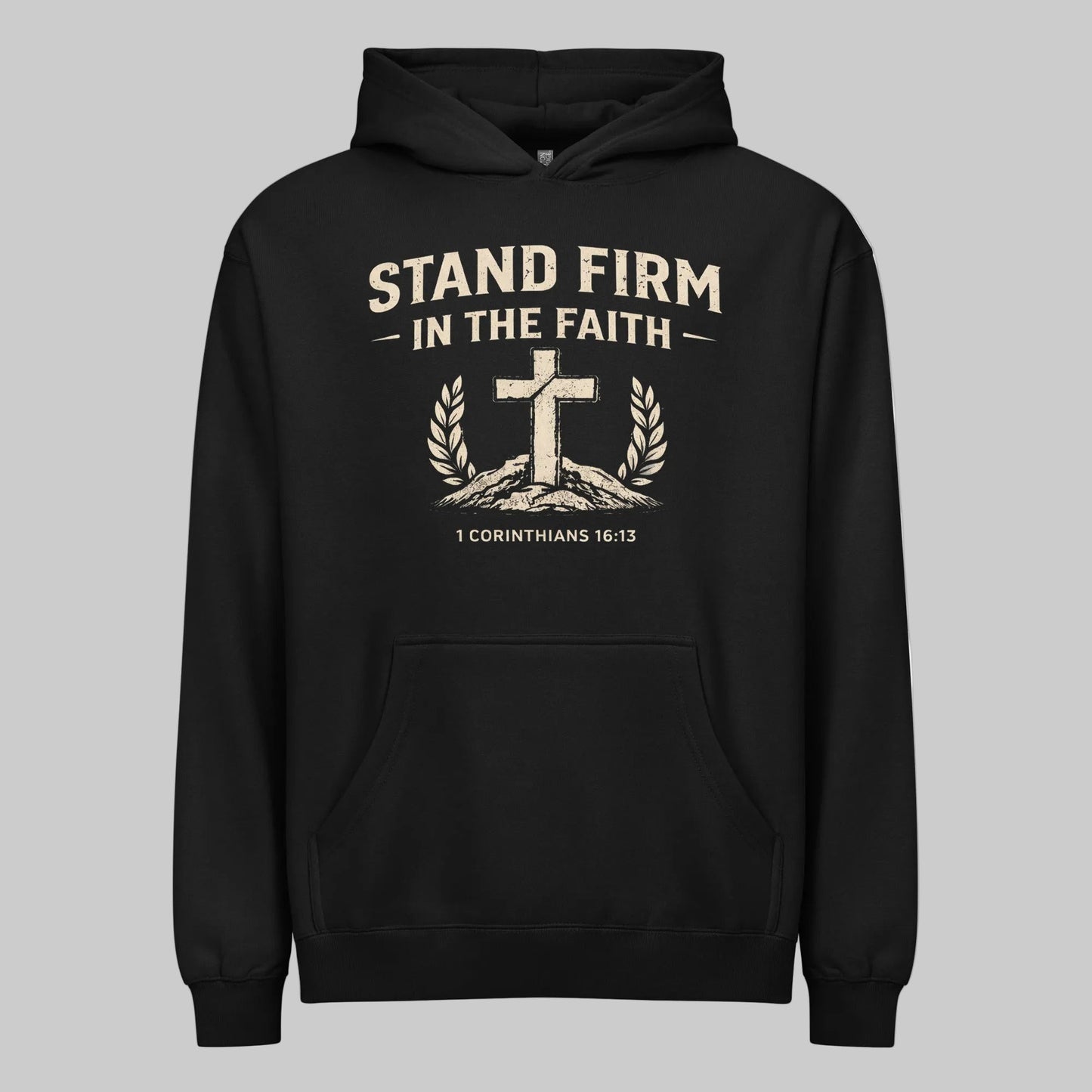 Stand Firm in the Faith Christian hoodie unisex apparel front view
