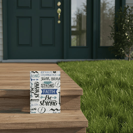 STRONG FAITH JOURNAL - HARDCOVER PRAYER & DEVOTIONAL NOTEBOOK - ES Christian Wear