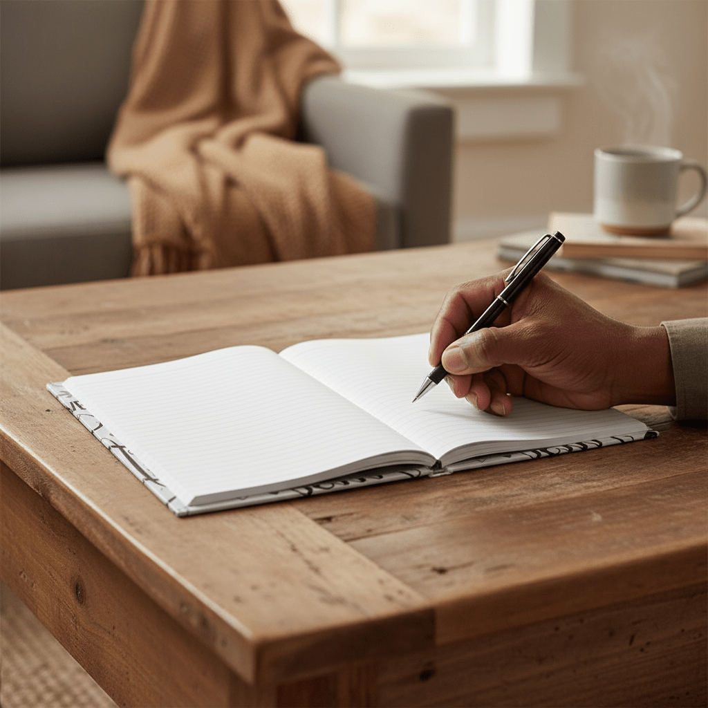 STRONG FAITH JOURNAL - HARDCOVER PRAYER & DEVOTIONAL NOTEBOOK - ES Christian Wear