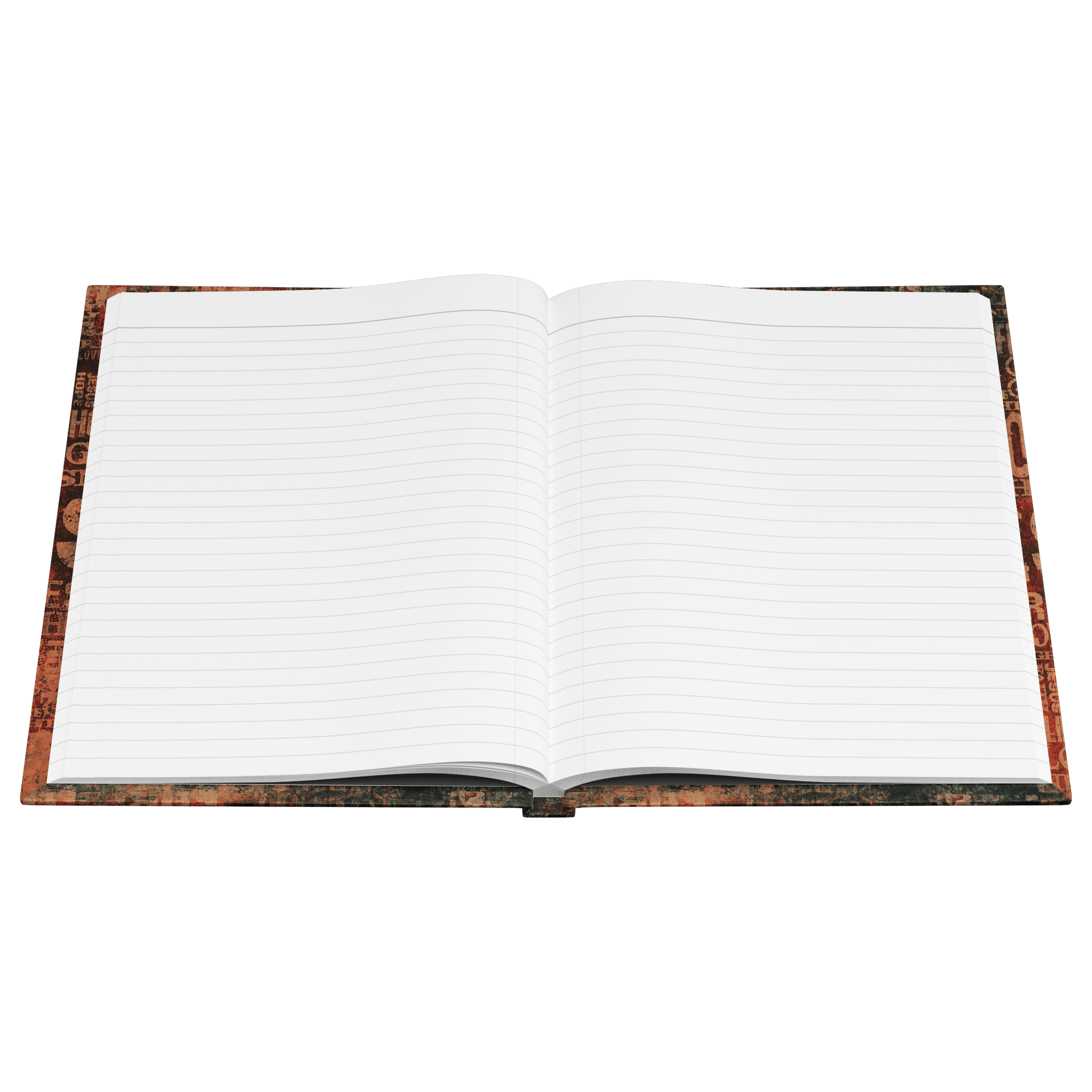 Christian devotional notebook Faith Expression open pages
